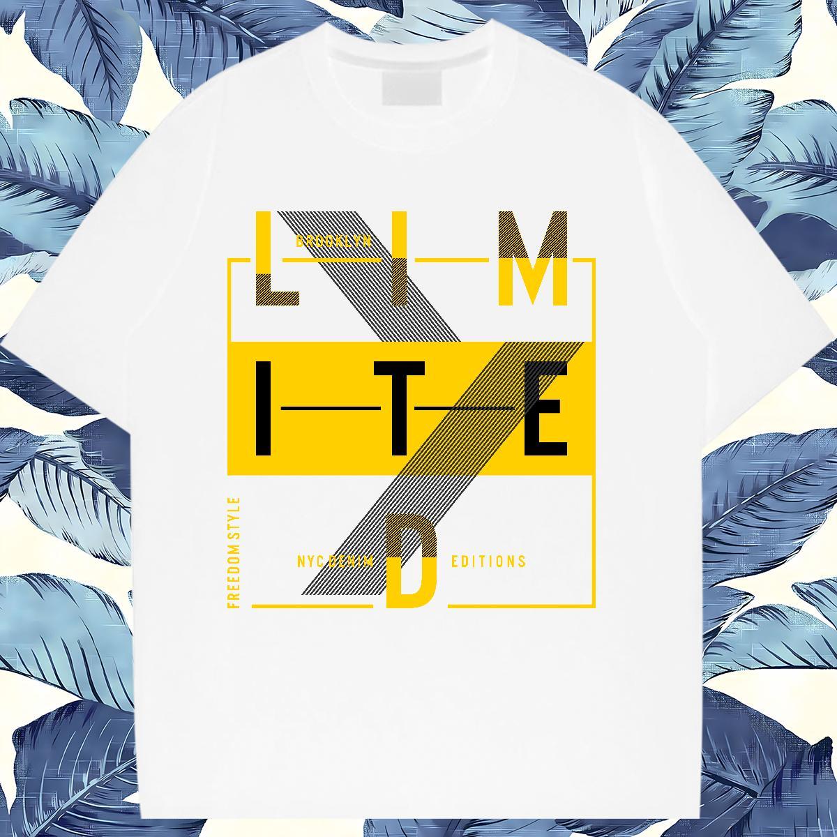 High quality Women Tshirts 230g Pure Cotton letter Daily Wear T-Shirts for Women Breathable Short Sleeve Oversized Tops Tees