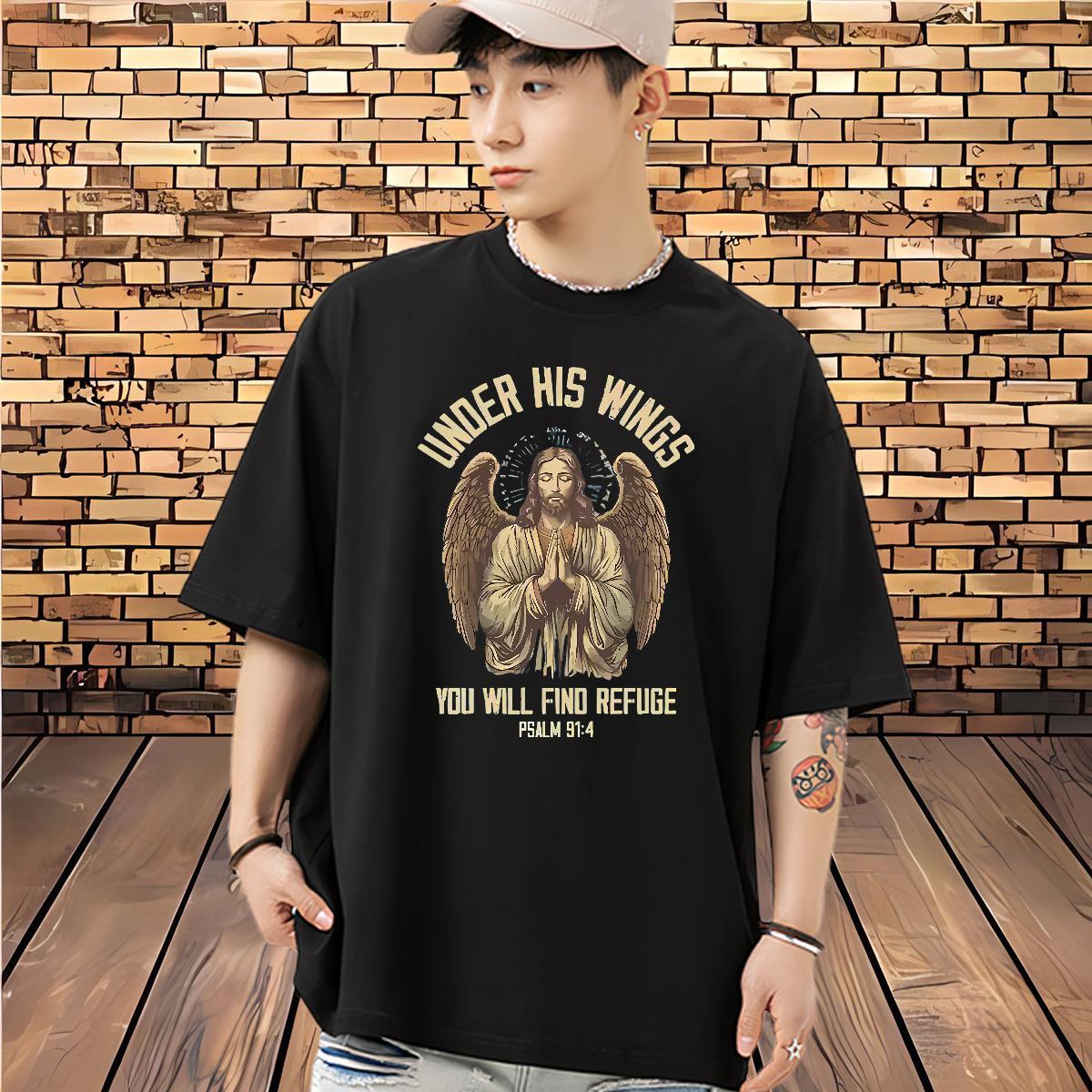 Unisex Man T Shirts 100% Cotton 230g person Casual DIY Anime Short Sleeve O-Neck Couples T Shirts Stylist Tee Shirt