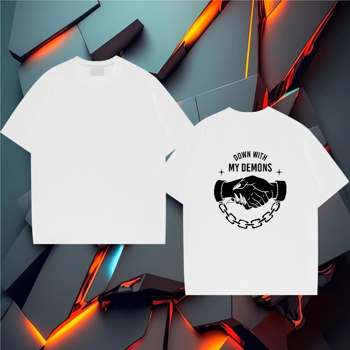 TOP Quality T shirt 100% Cotton 230g hands Casual Beach Custom Big Size Short Sleeve Soft Men Tees 2024 Summer Tees Shirts