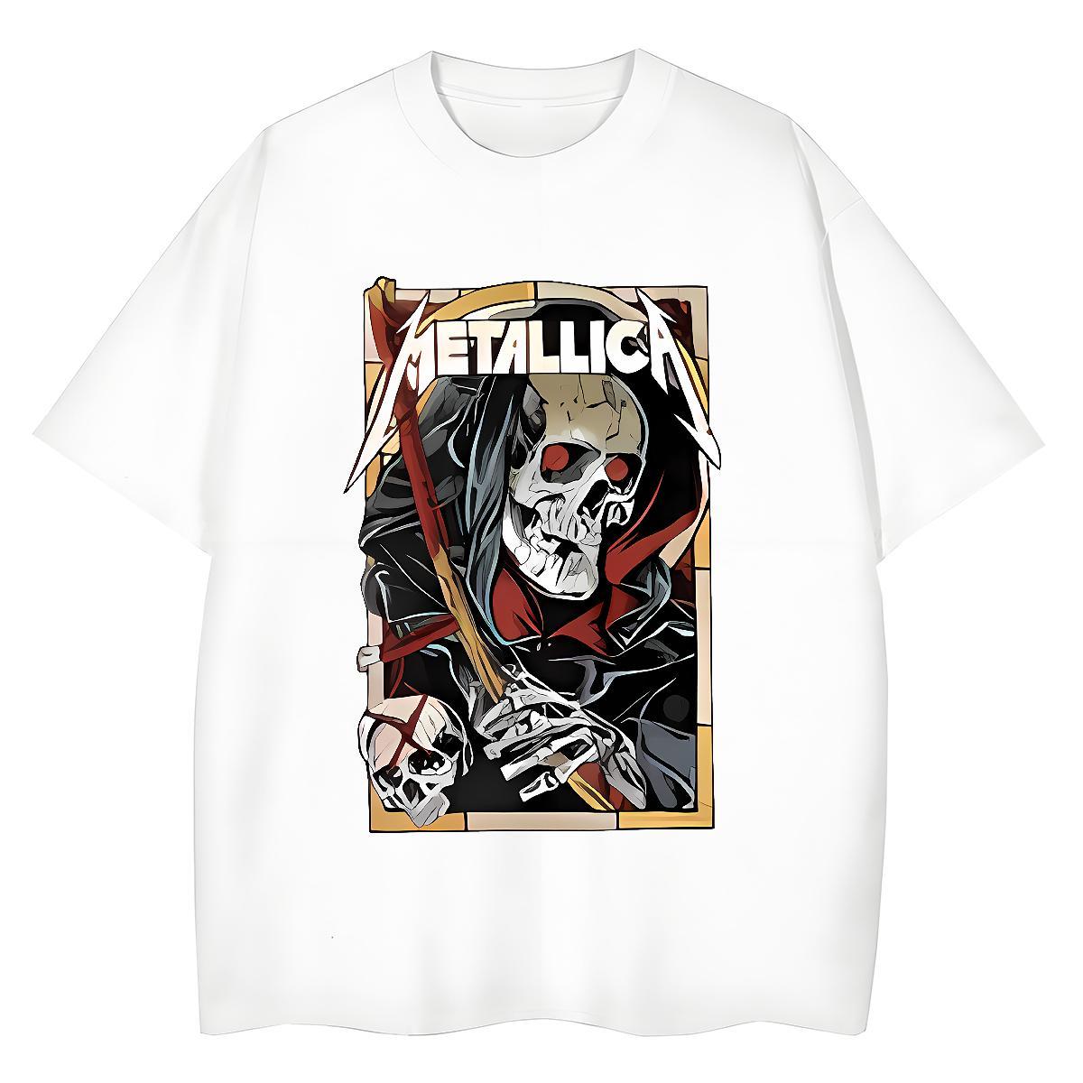 Brand Mens T Shirts 230g Cotton skull Street Casual Oversized Crew Neck Tshirts Fashion Design Tees