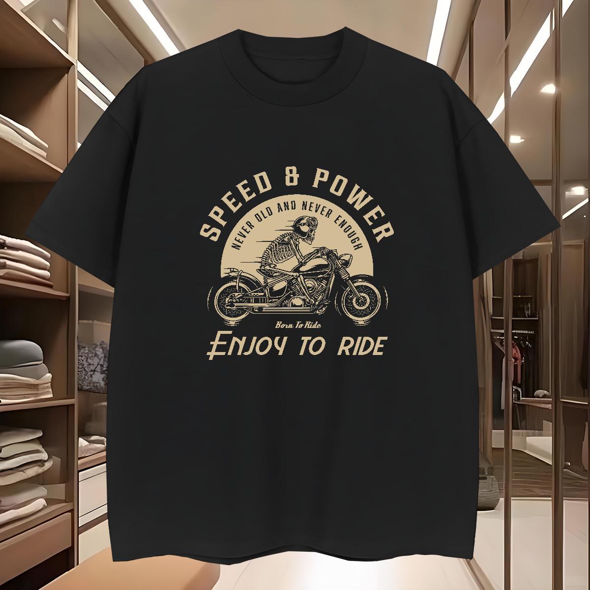 Loose Fit T Shirt For Man 230g 100% Cotton skull Casual Skull Breathable Crew Neck Tshirt for Man Woman New Arrival Tees