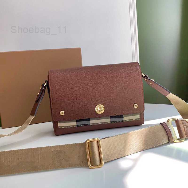 Cosmetic Bags Cases Evening Designer Note Handbags Vintage Horseferry Shoulder Bag Checkered Patent Leather Cross Body Canvas lettering Cowhide Plaid