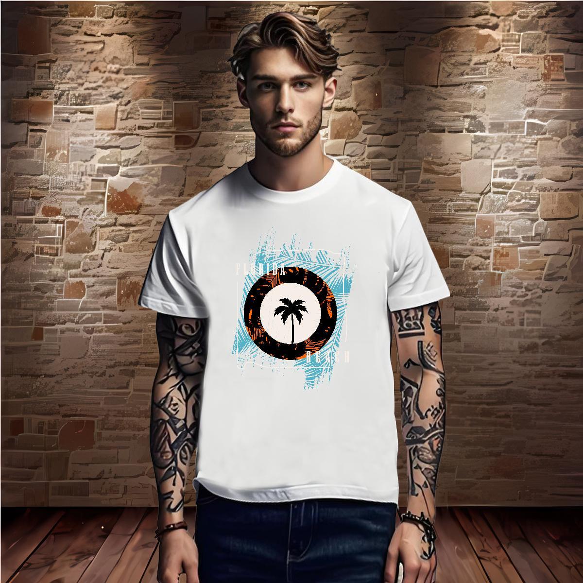 Popular T-Shirts 230g Cotton tree Daily Wear Plus Size Cartoon Breathable Soft Men Tshirts Free Shipping Clothings