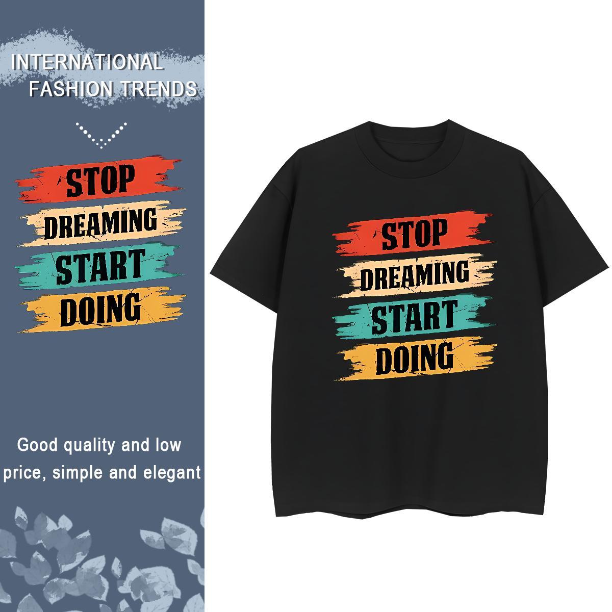 Comfortable Woman Tshirt 100% Cotton 230g letter Spring Summer T Shirts Women Breathable Short Sleeve Black White Polos