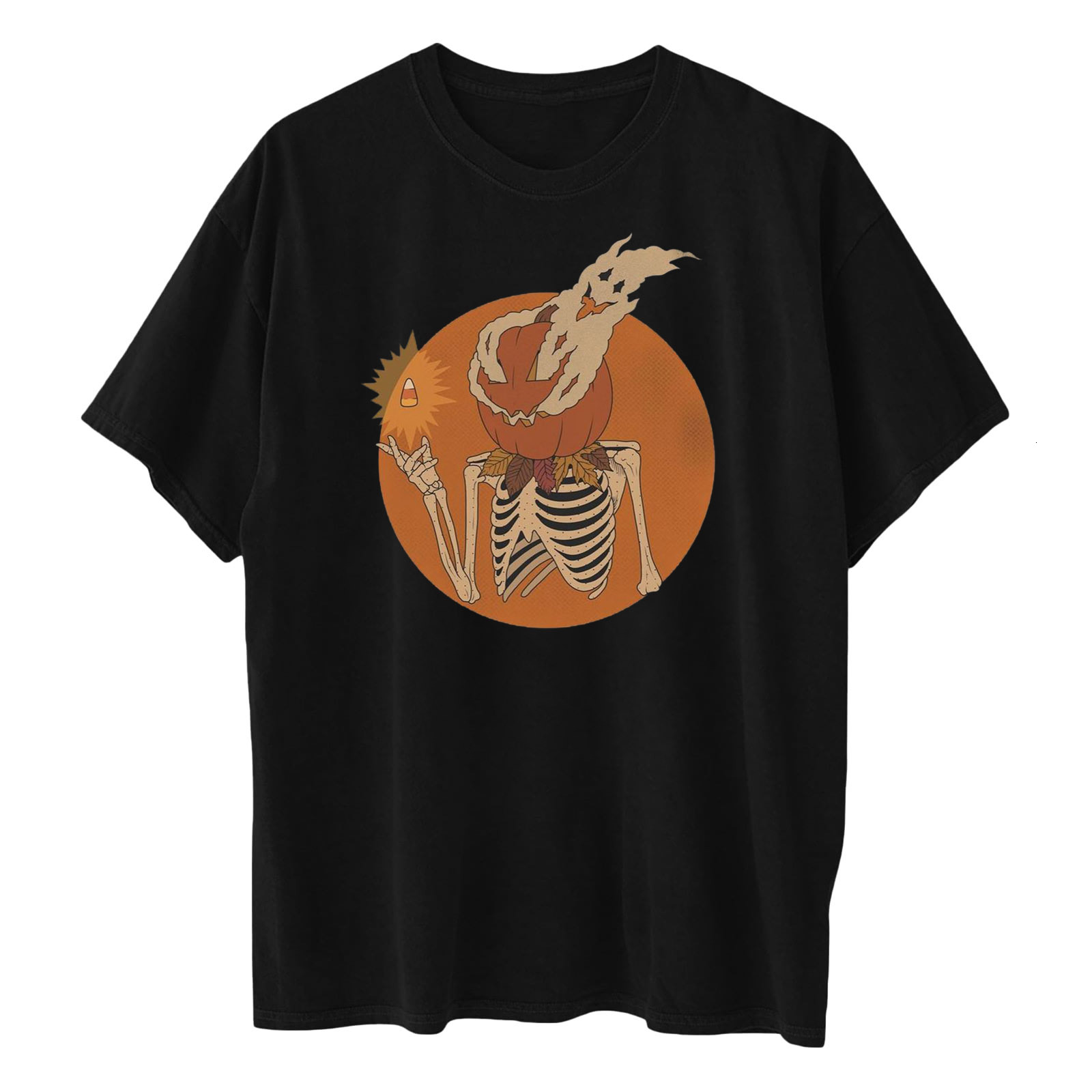 Halloween T-shirt off shoulder style dongdumaoyi