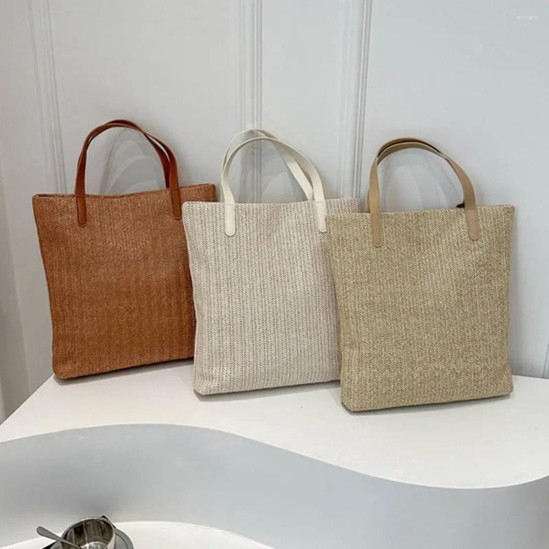 Free Shipping Totes Casual Straw Shoulder Bags Handmade Braid Large Capacity Handbags Rattan Bohemian Tote For Summer Designer Bag Luxury Bag Tote Bag