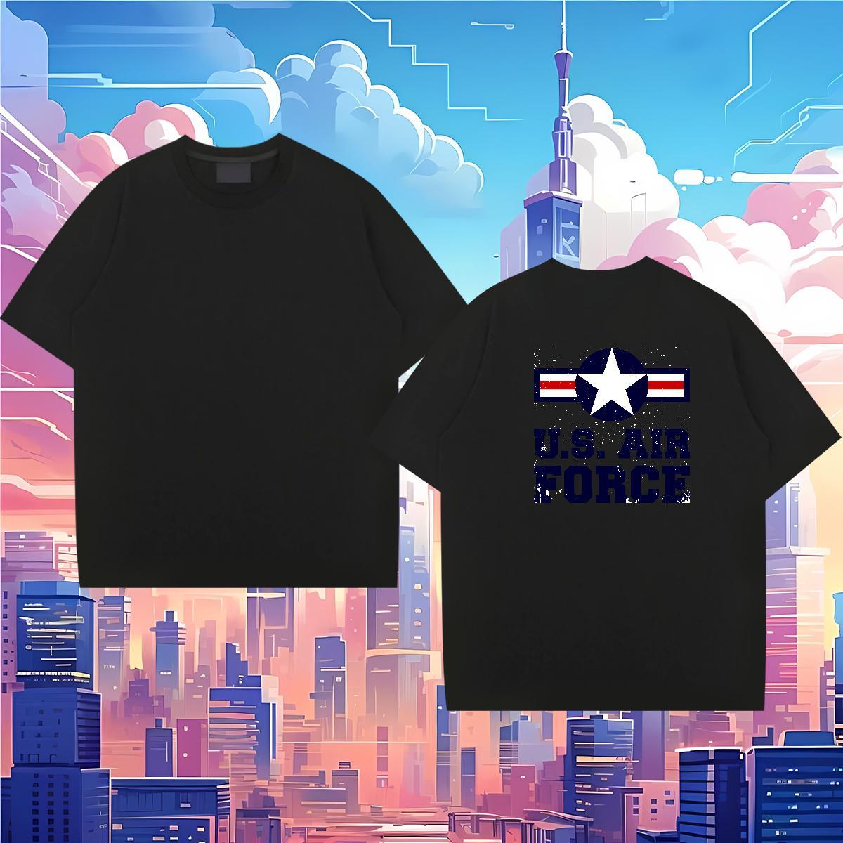Comfortable T shirt 230g 100% Cotton letter Street Wear Custom Anime Short Sleeve O-Neck Men Tops Tees New Arrival Clothings