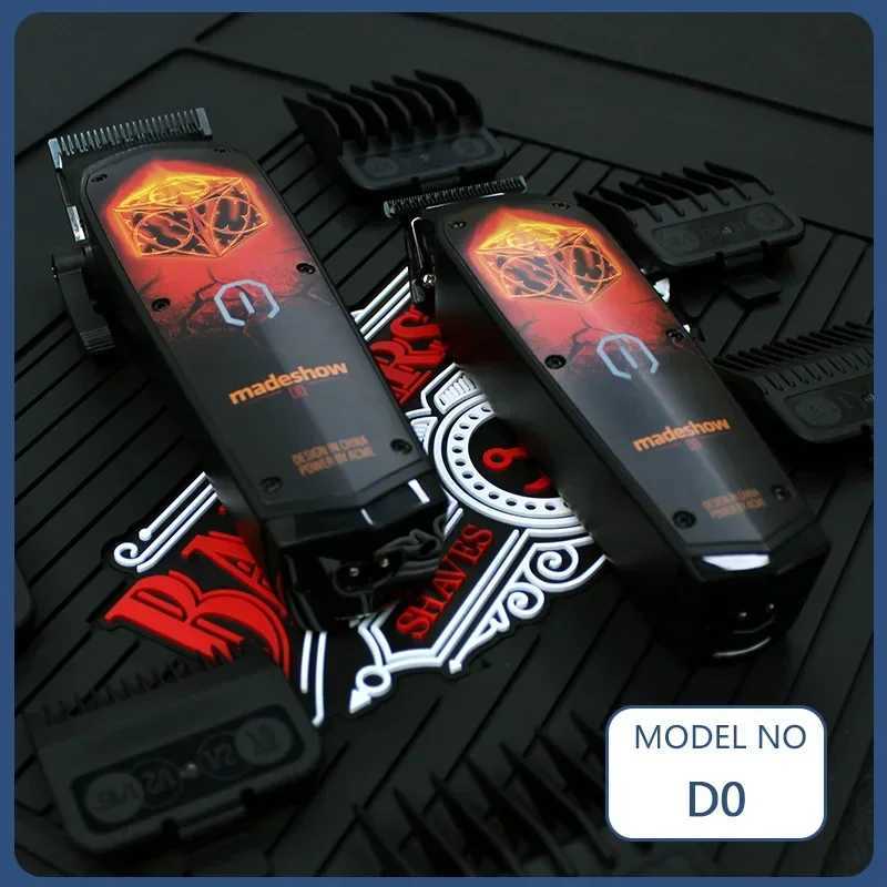 MadeShow D0C D0T New M10+M11 Professional Hair Clipper+Trimmer Set 0.1mm Mair Cutting T Blade High Speed High Quality W240824