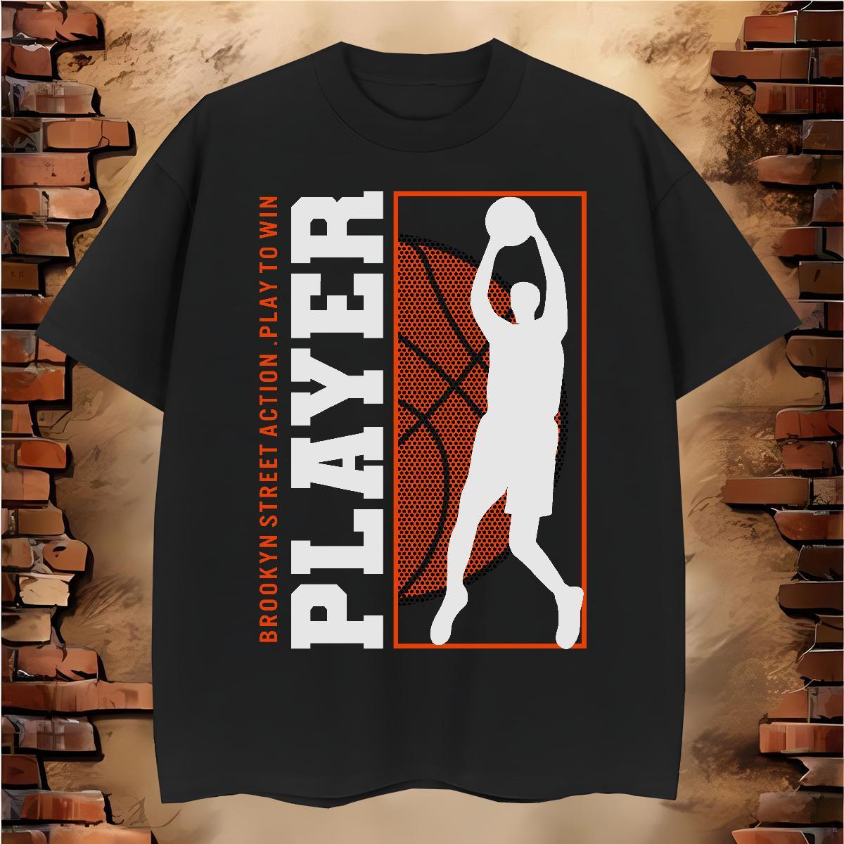TOP Quality T Shirts Men 100% Cotton 230g basketball Beach Custom Big Size Crew Neck Men Clothes T-Shirt Casual New Tee Shirt