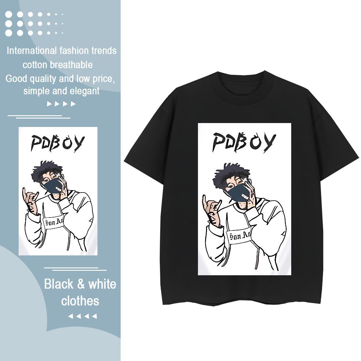Comfortable Women Tshirts 230g Pure Cotton painting Sports Casual T-Shirts for Women O-Neck Short Sleeve Custom Cartoon Tee Shirt