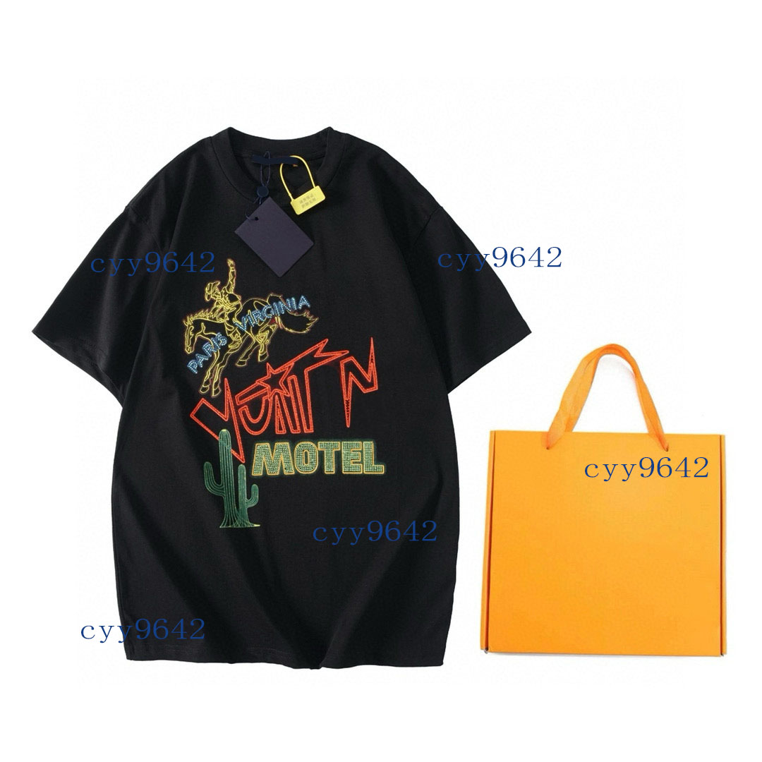 Men's Plus Tees & Polos Round T-shirt plus size neck embroidered and printed polar style summer wear with street pure cotton 23399