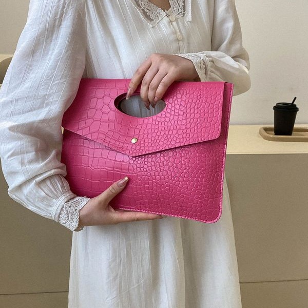 Retro Fashion Handbag Minimalist Quality Tote Bag Letter Envelope