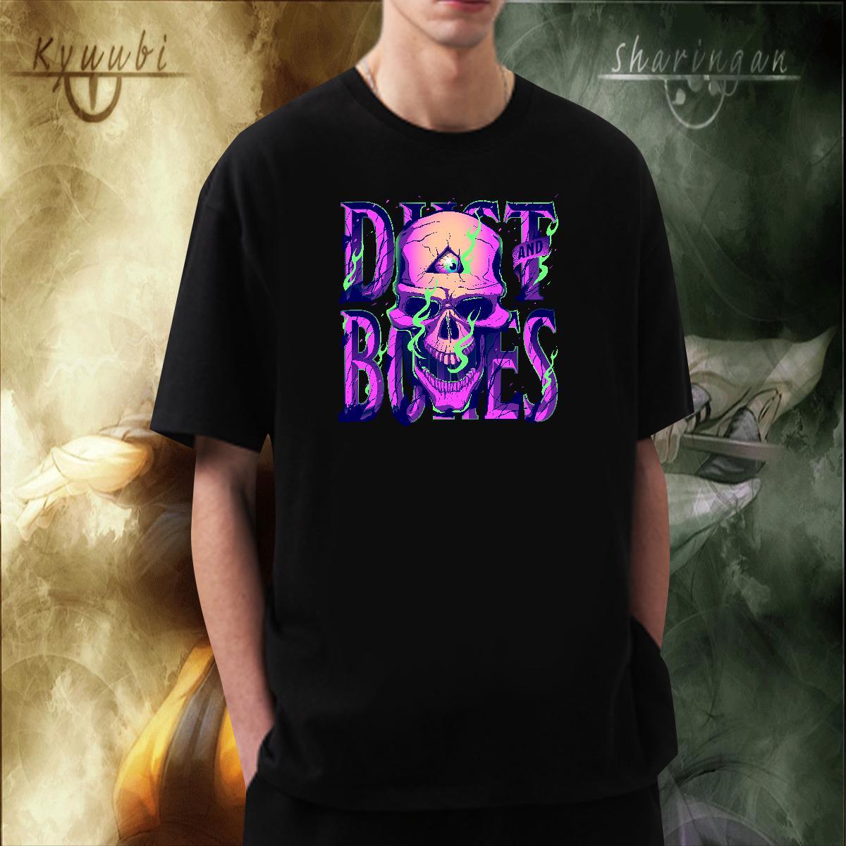 Brand Men T Shirts 100% Cotton 230g skull Home Outdoor DIY Printed Breathable Crew Neck Mens Tshirts 2024 DIY Tees