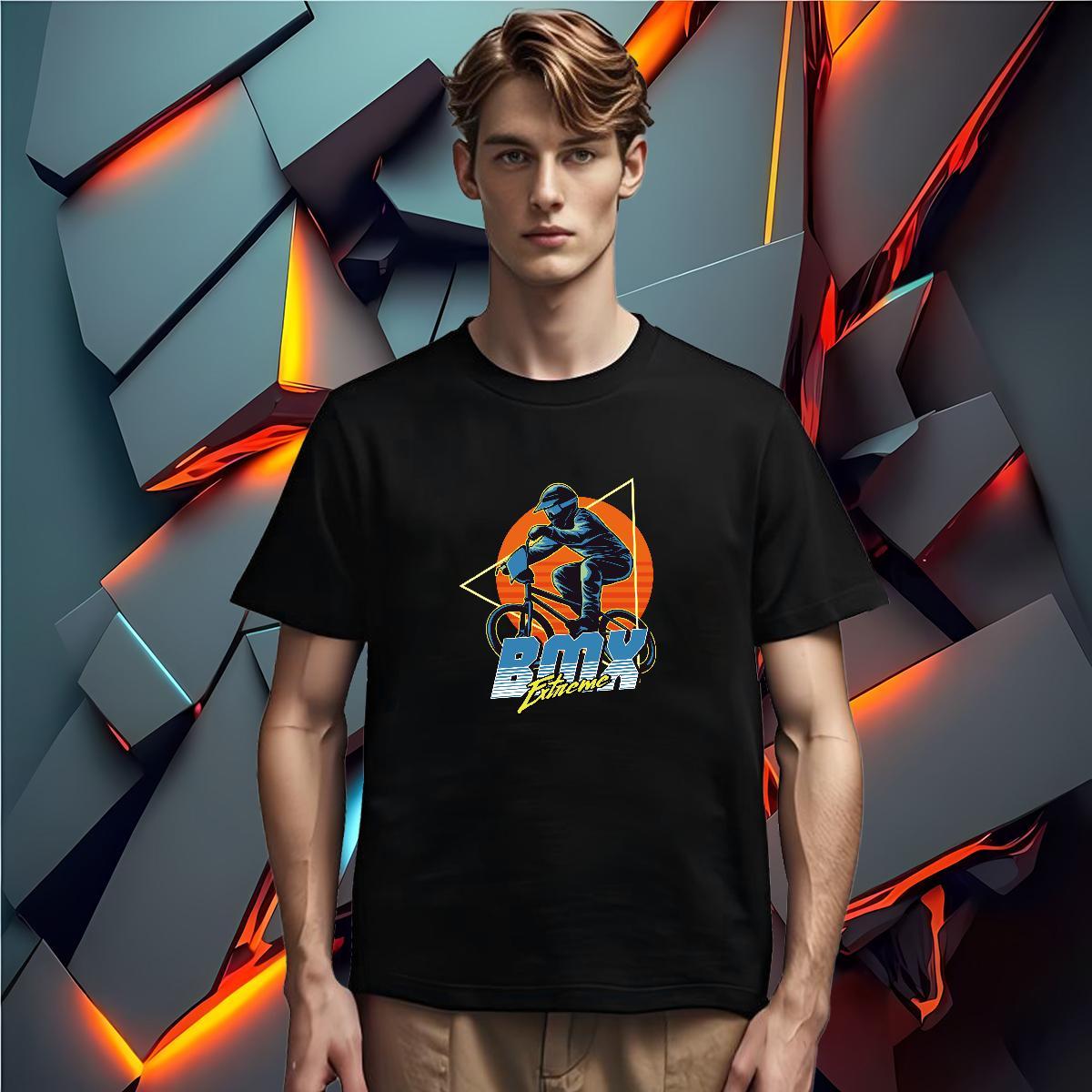 Wholesale T-Shirts for Men 100% Cotton 230g Motorcycle Street Wear Floral Print Breathable Men Tees 2024 Designer Tees Shirts