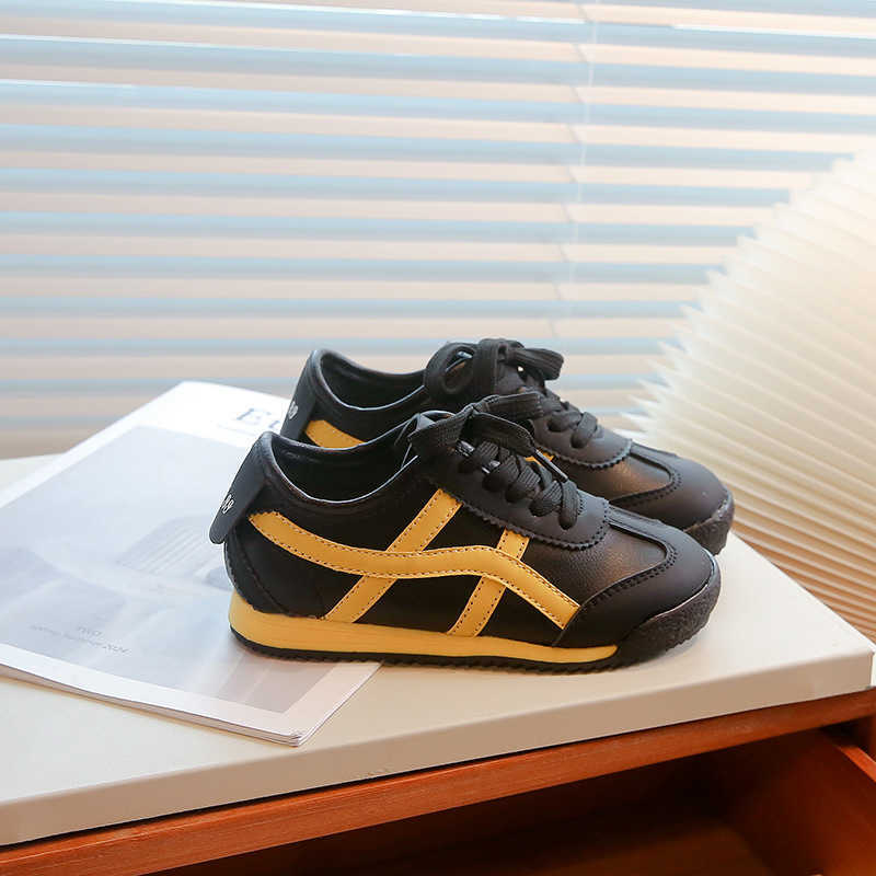 Athletic Outdoor Childrens 2024 autumn new item girls casual soft sole white Forrest Gump boys baby childrens sports shoes C260130