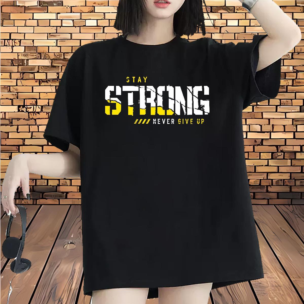 Loose Unisex Tshirts 230g Pure Cotton strong Hip Hop T Shirts Women Crew Neck Breathable Anime Wear
