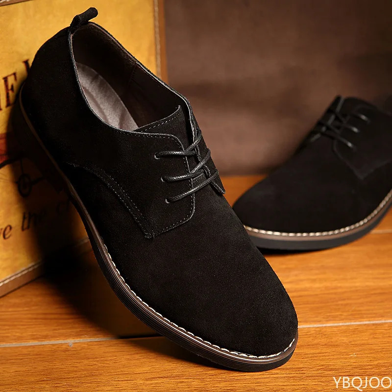 Size 38-48 Oxford PU suede leather spring autumn casual mens shoes 240824