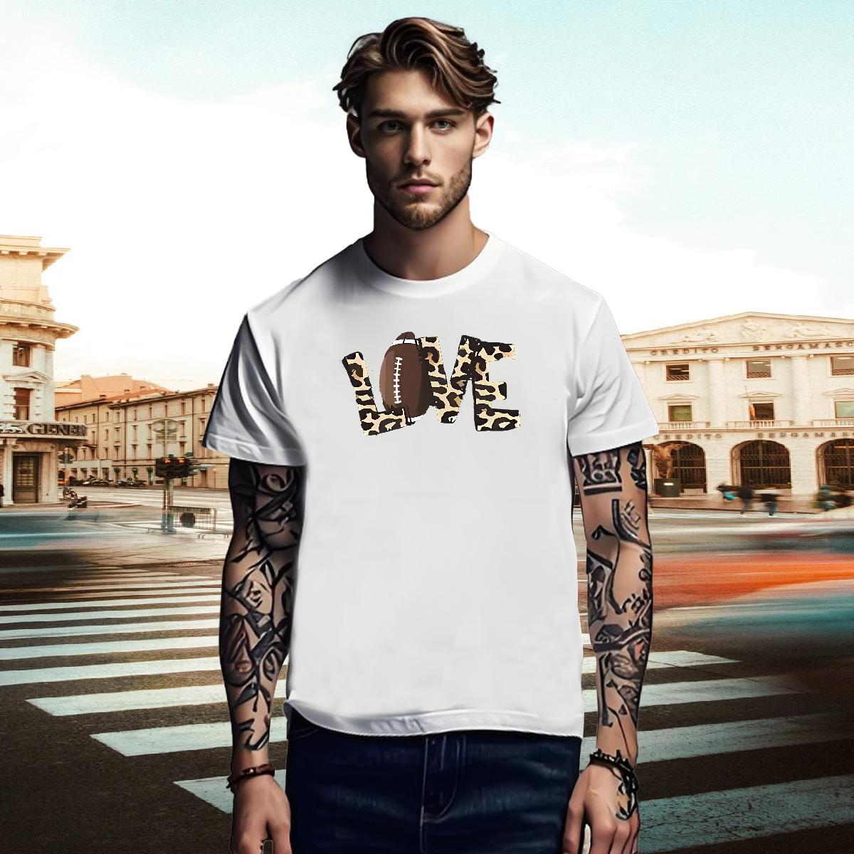 High Quality Men T Shirts 230g Cotton rugby Beach Customized Round Neck Short Sleeve Men Tees Fashion Design Tops