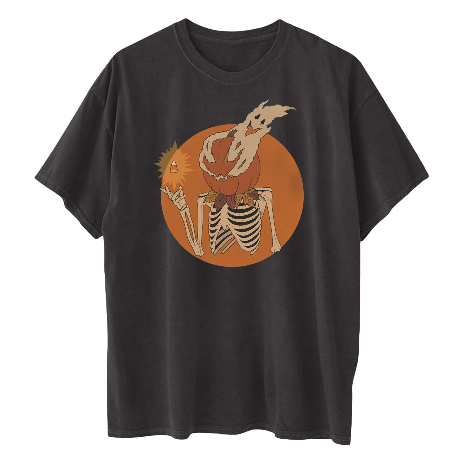 Halloween T-shirt off shoulder style dongdumaoyi