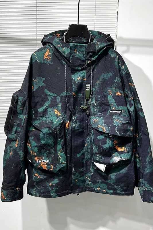 Owen Seak Mens Cotton Jacket Gothic Mens Clothing Autumn Zipper Flight Jacket Womens Hip Top Black Coat W2408266