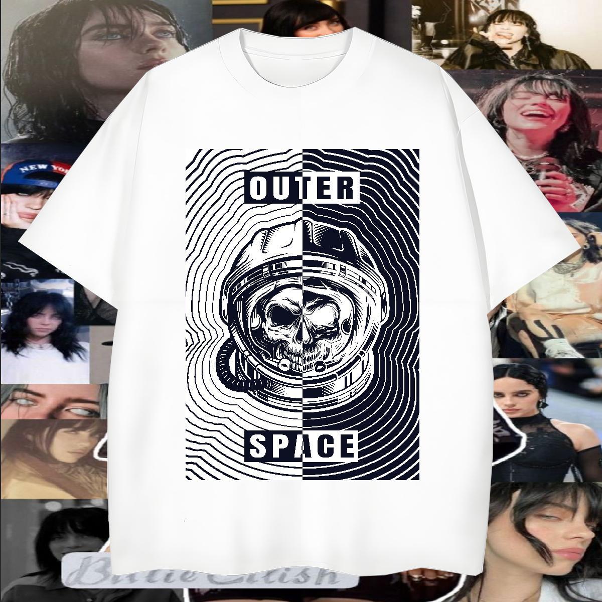 Popular Man T Shirts 100% Cotton 230g skull Outdoor Customized Short Sleeve O-Neck Tshirt for Man Woman Classic Casual Top Tees