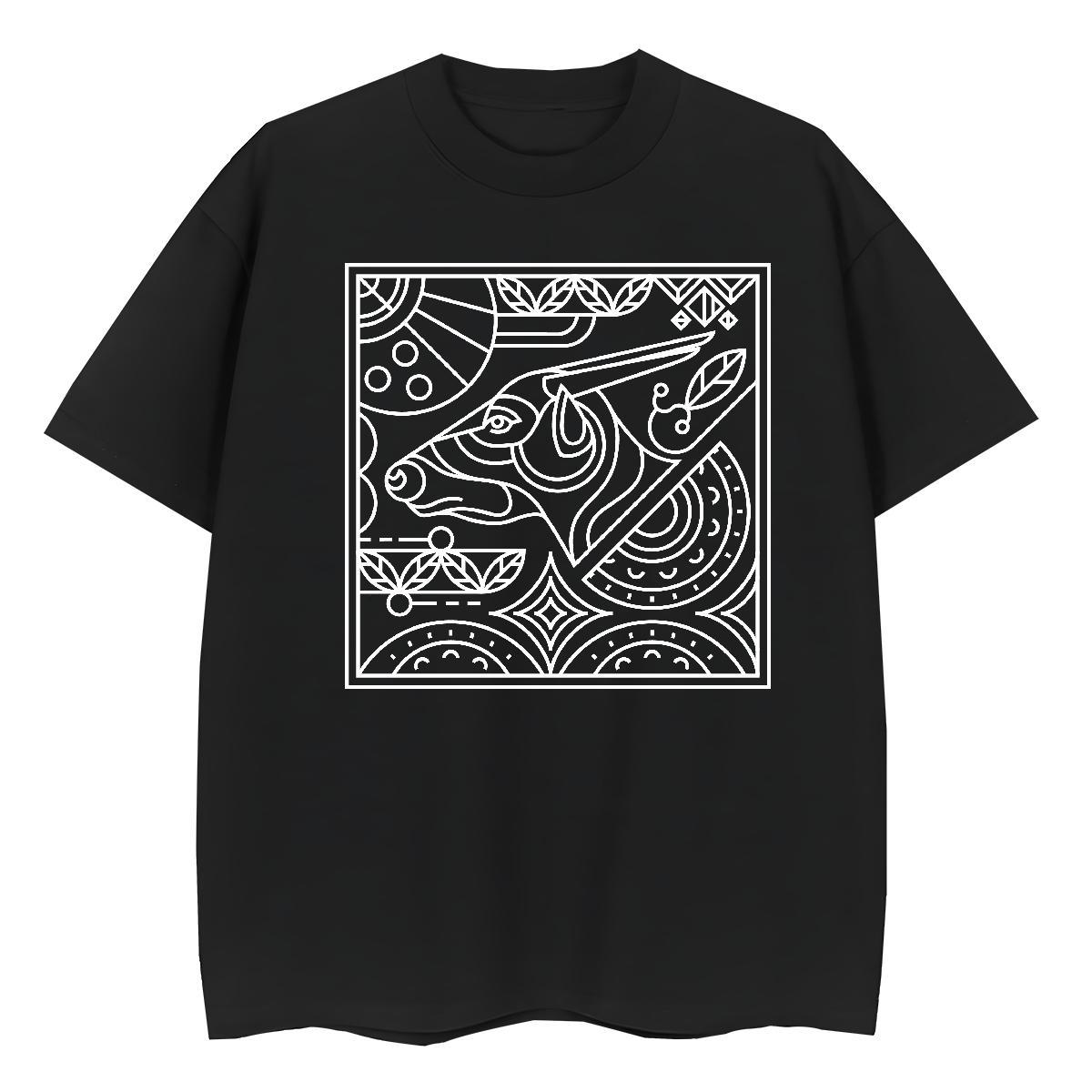 Designer Nice Lady T shirt 230g 100% Cotton Geometric line Casual Daily Wear T-Shirts for Women Short Sleeve O-Neck Custom Print Plus Size Tee Shirt