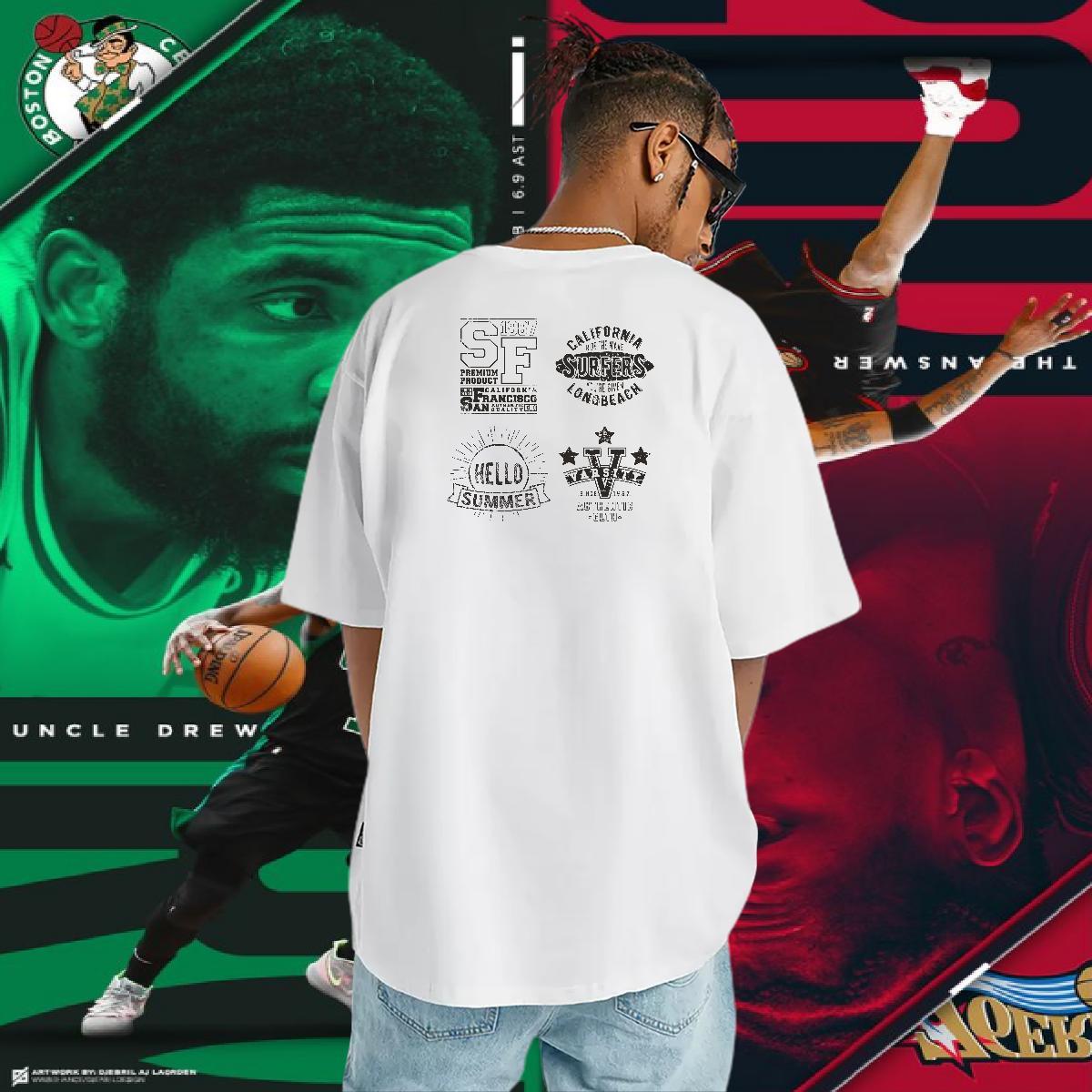 Loose Fit T-Shirts for Men 230g Cotton letter Street wear Hip Hop Skull Crew Neck Breathable Tshirt for Man Woman Stylist Tops