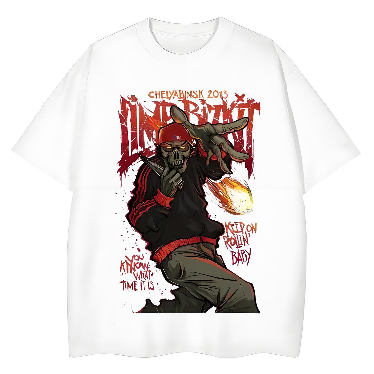 TOP Quality T Shirts Men 230g 100% Cotton skull Spring Summer DIY Breathable Soft Men Clothes T-Shirt Factory Direct Top Tees