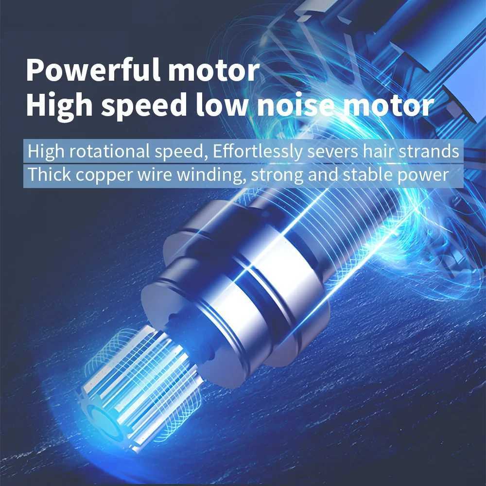 Kemei KM-PG1990A USB Rechargeable Electric Hair Clipper Professional Cordless Men Hair Trimmer Mens Hair Cutting Machine W241227