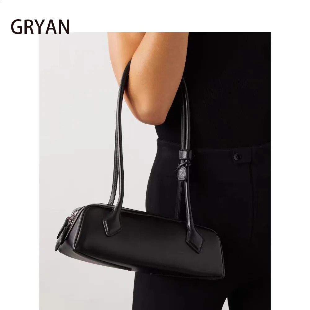 Advanced Sense Retro Womens Shoulder Bag Trend Light y Selling Bolsas Femininas Genuine Leather French 240826