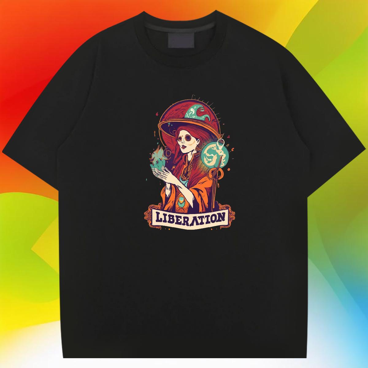 Cool Mens T Shirts 230g Pure Cotton skull High Street Hip Hop DIY Anime Breathable Soft Men Tees Fashion Casual Top Tees