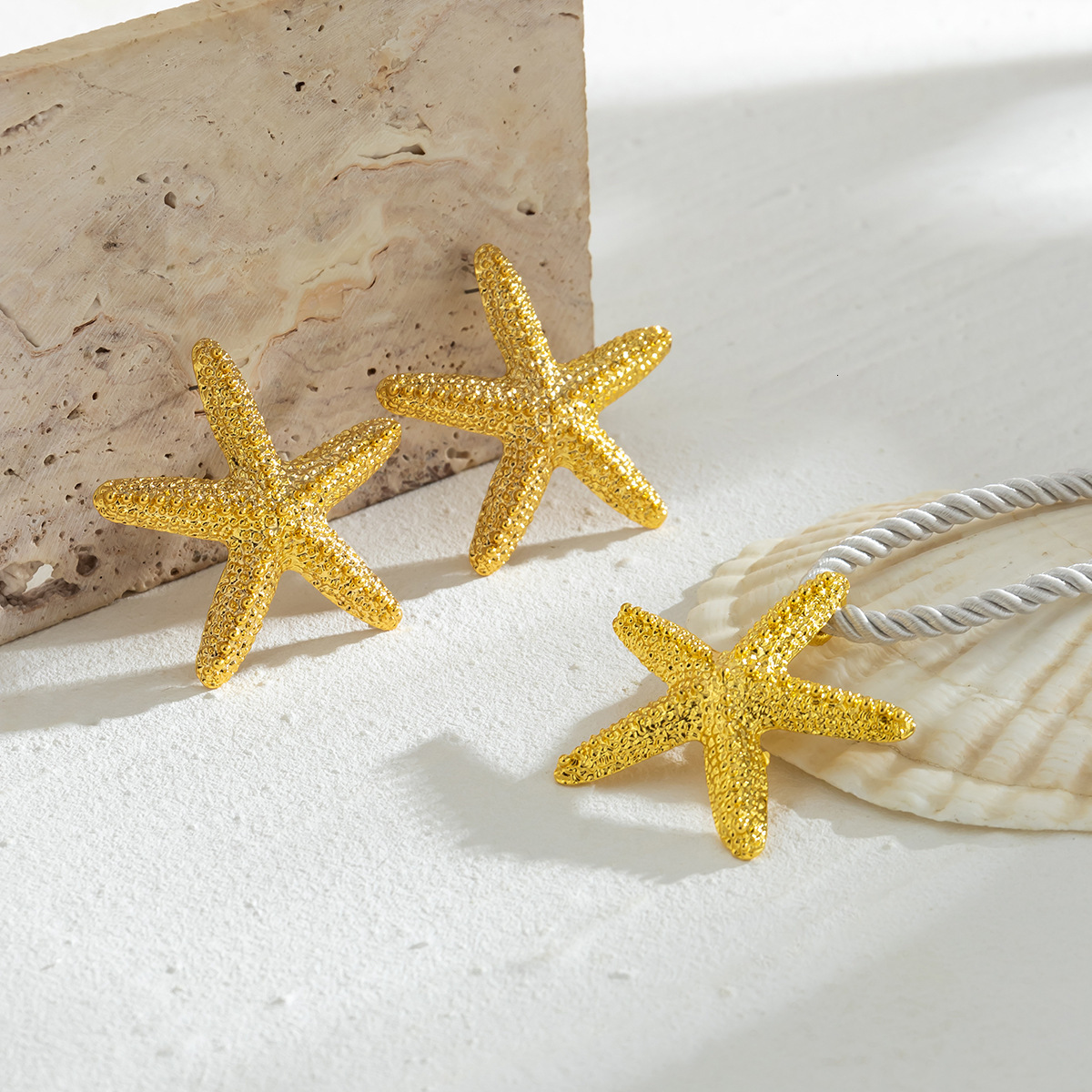 Jewelry Ocean Party Exaggerated Holiday Beach Sea Star Pendant Necklace