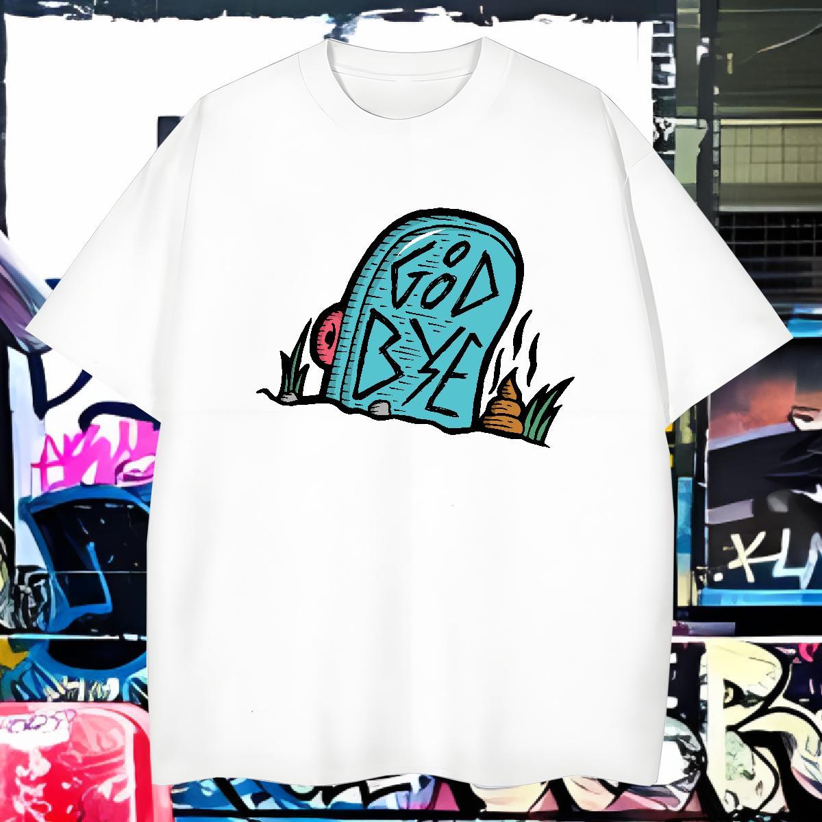 Soft T Shirt For Man 100% Cotton 230g skull Casual Daily Wear Customized Breathable Short Sleeve Mens Tshirts Fashion Clothings