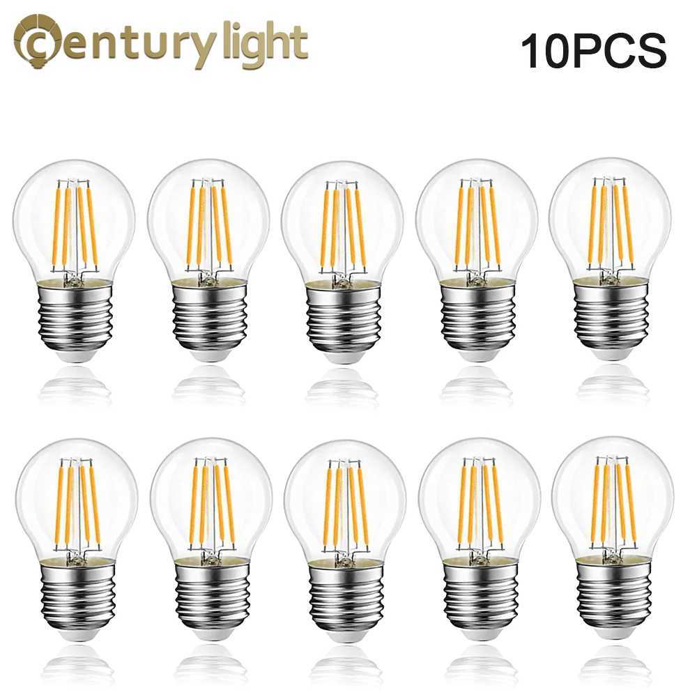 Retro Edison LED bulb G45 2W 4W 6W E27 2700K 6000K LED filament bulb 110V for garden chandelier decoration CL240826