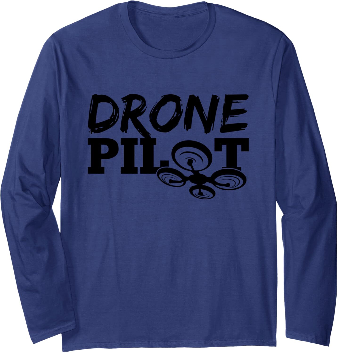Long Sleeve Shirts for Men sweatshirt Drone Pilot Remote Aircraft Geek Professional Gift Long Sleeve Tee Streetwear Casual tops clothes