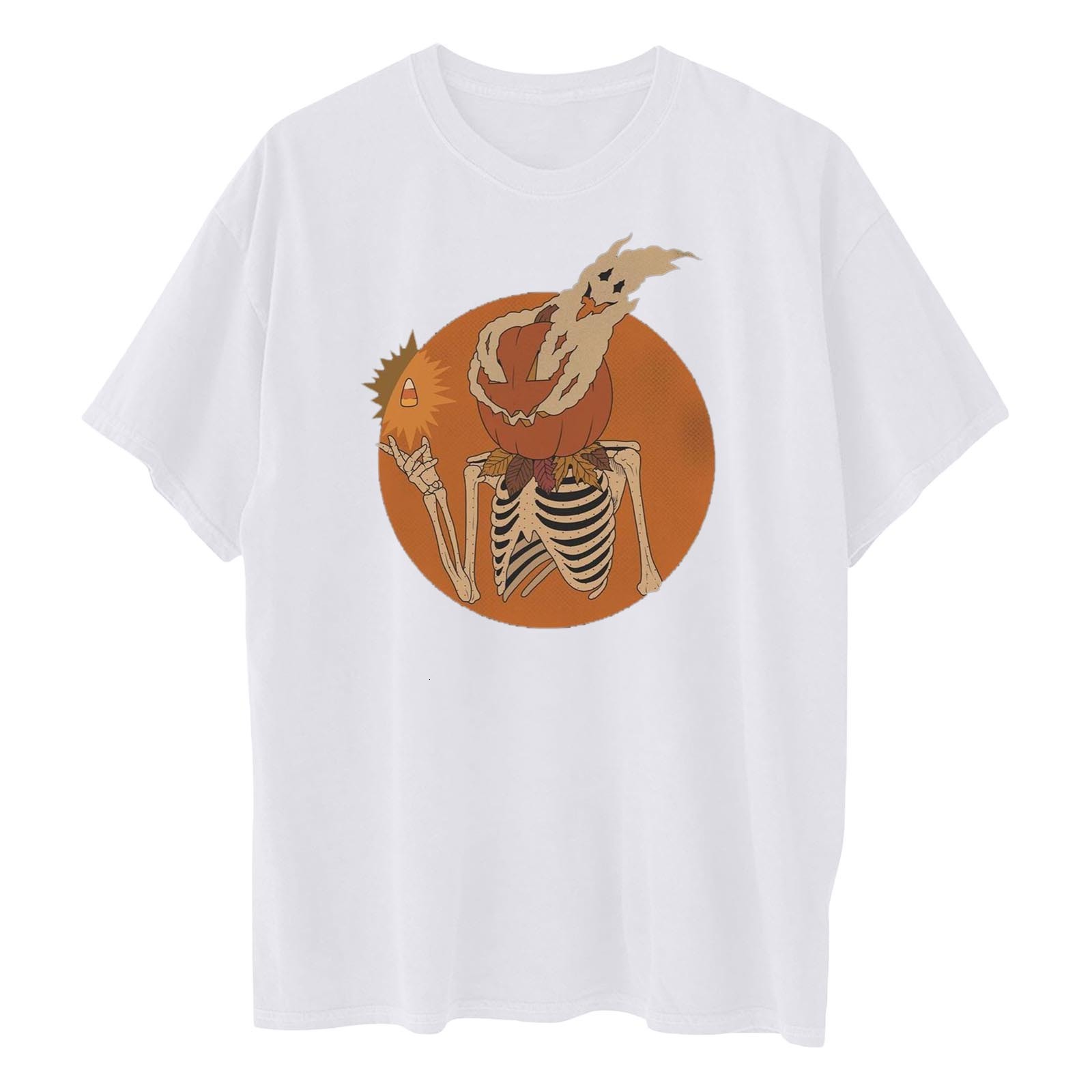 Halloween T-shirt off shoulder style dongdumaoyi