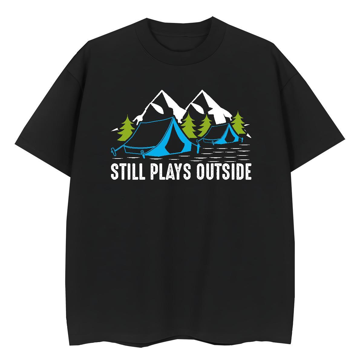 High quality Unisex Tshirts 230g 100% Cotton mountains Sports Street Wear T-Shirts for Women Round Neck Short Sleeve Custom Cartoon Tee Shirt
