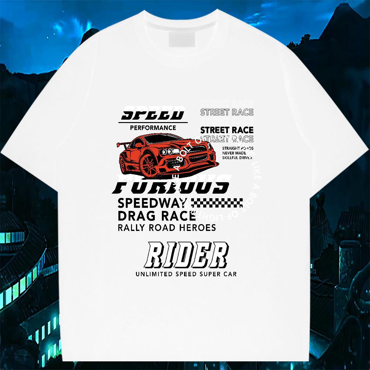 High Quality T Shirt For Man 230g Cotton letter Hip Hop Street Custom Print Plus Size Breathable Crew Neck Mens Tshirts Factory Direct Wear