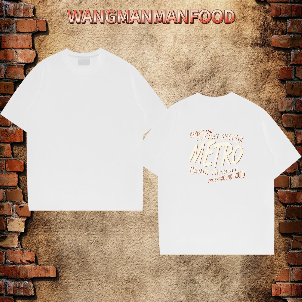Popular Men T Shirts 230g Pure Cotton letter Anime Printing Street Custom Print Plus Size Breathable Crew Neck Men Tops Tees New Designer Tshirts