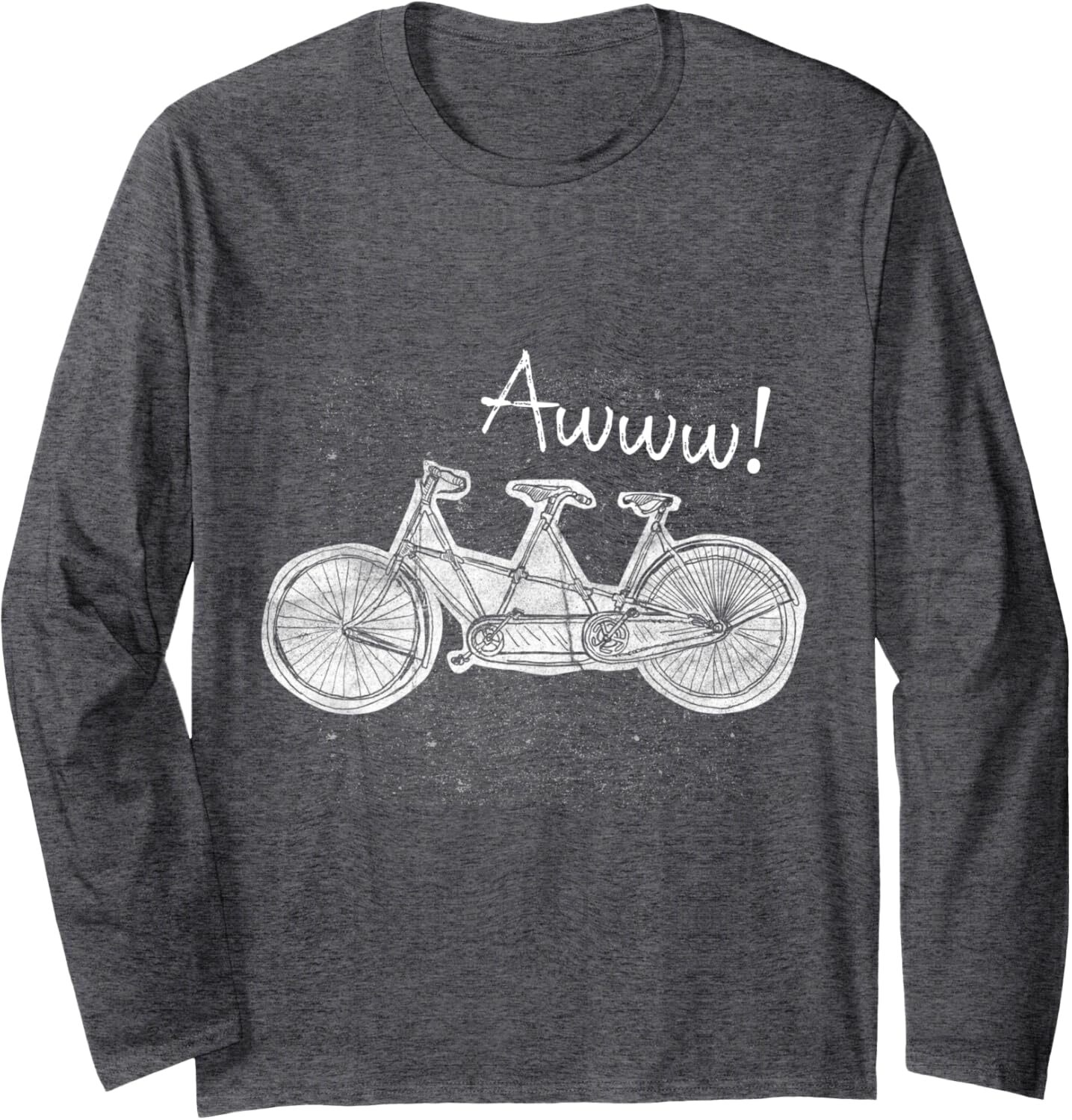 Long Sleeve Shirts for Men sweatshirt Vintage Tandem Family Bicyclists Gift Triple Bike Lover Gift Long Sleeve Tee Streetwear Casual tops clothes
