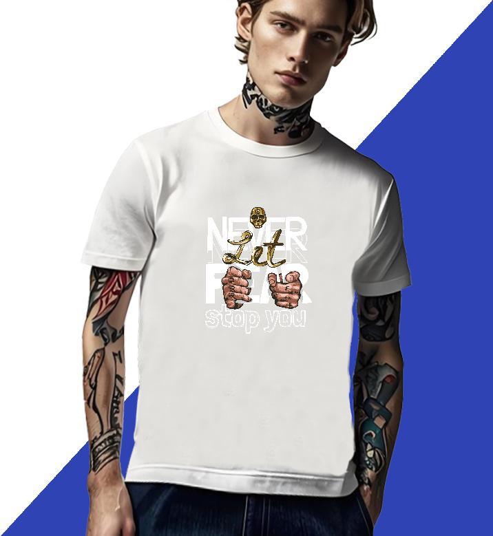 Loose Fit T Shirt For Man 100% Cotton 230g hand- Casual Customized Print Breathable Soft Men Tshirts 2024 New Tops