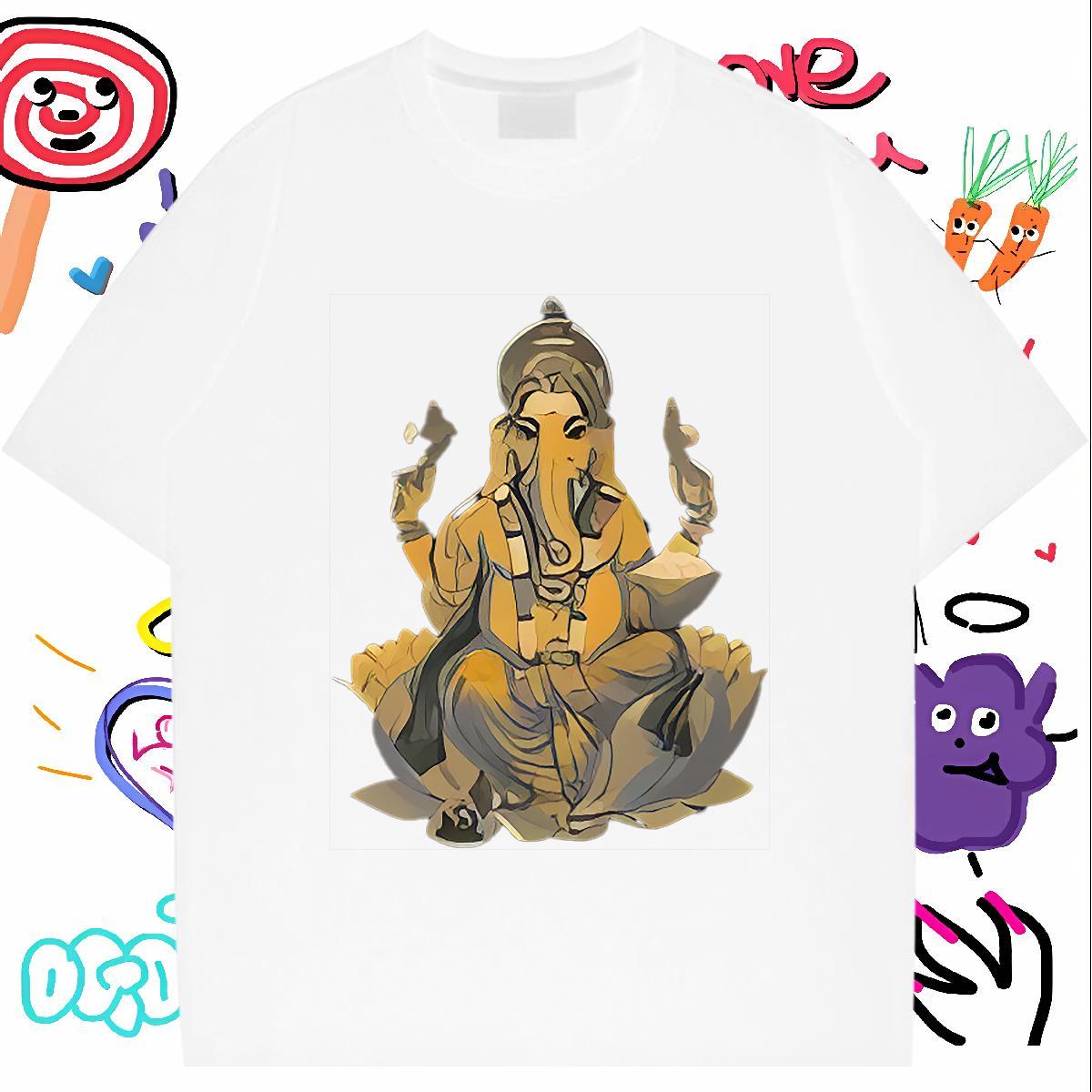 Unisex T-Shirts 230g 100% Cotton religion Outdoor Custom Anime Pure Cotton Tshirt for Man Woman DIY Customized Tees