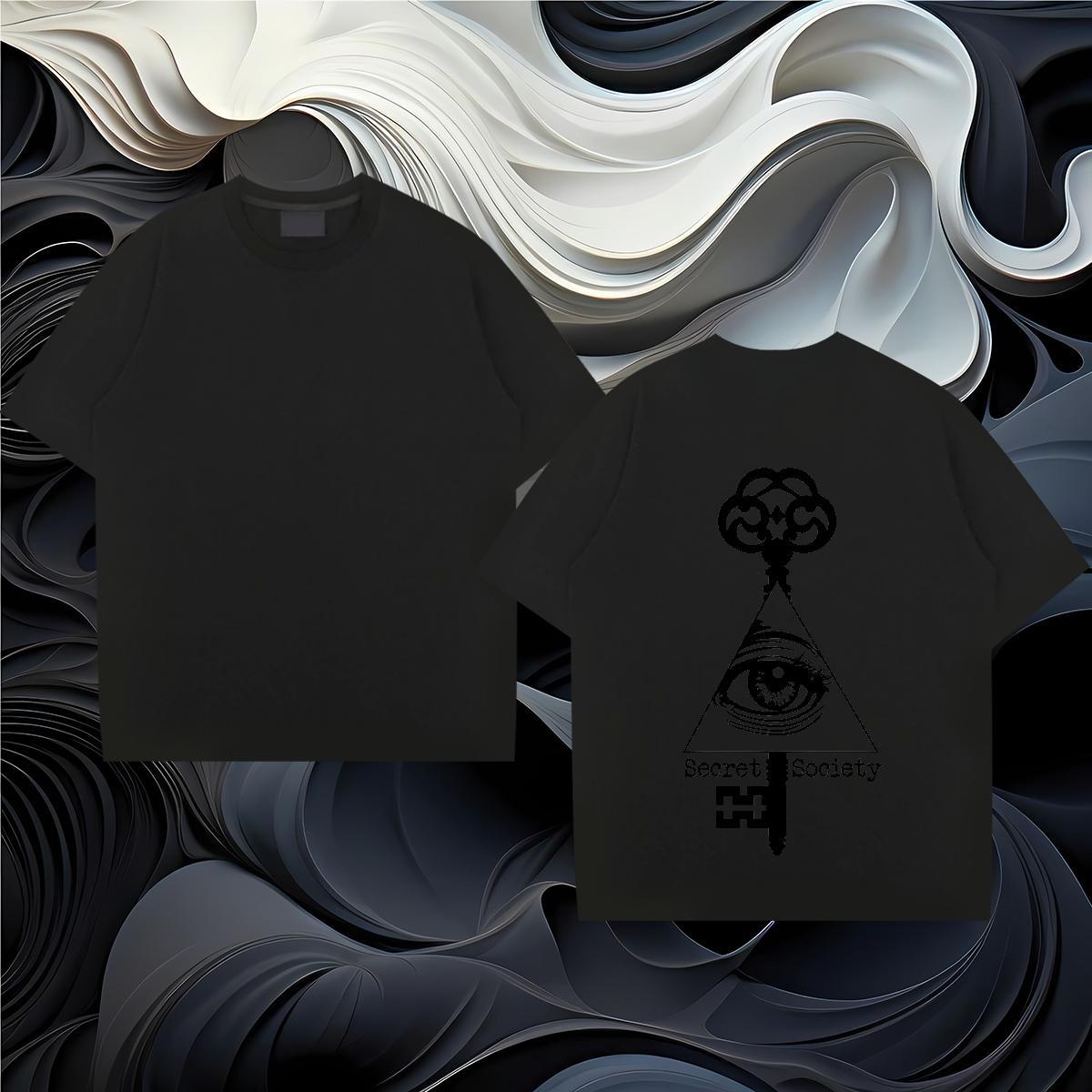 Designer T-Shirts 100% Cotton 230g eye of the devil Home Outdoor DIY Anime Short Sleeve O-Neck Tshirts New Arrival Tees