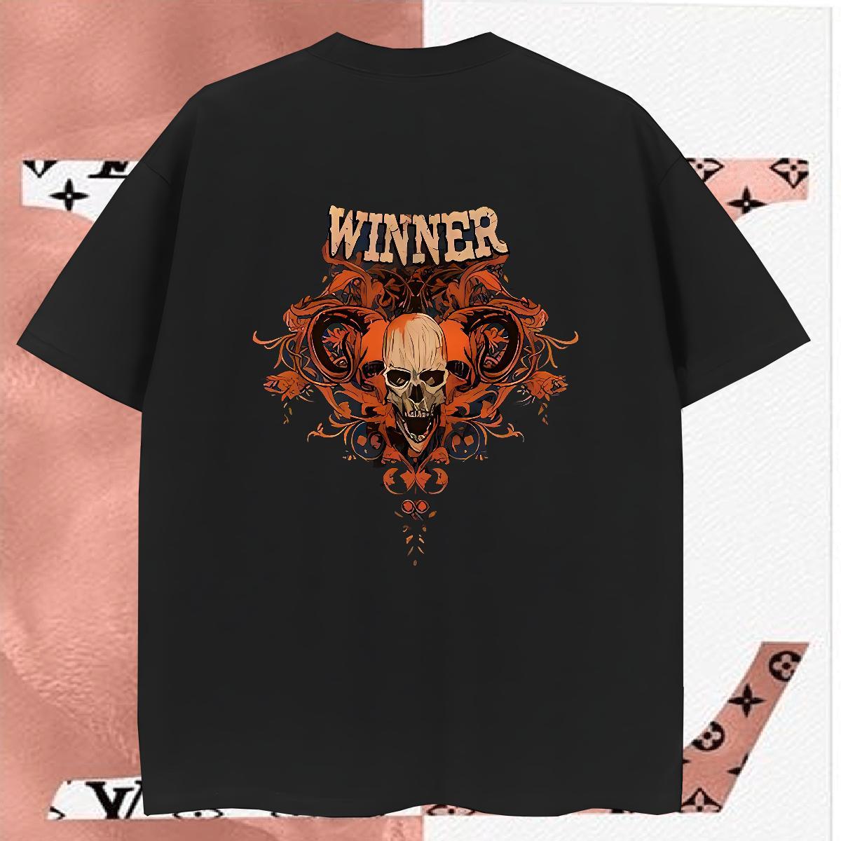 High Quality Men T Shirts 100% Cotton 230g halloween Casual Daily Wear DIY Anime O-Neck Short Sleeve Couples T Shirts Classic Tops Shirt