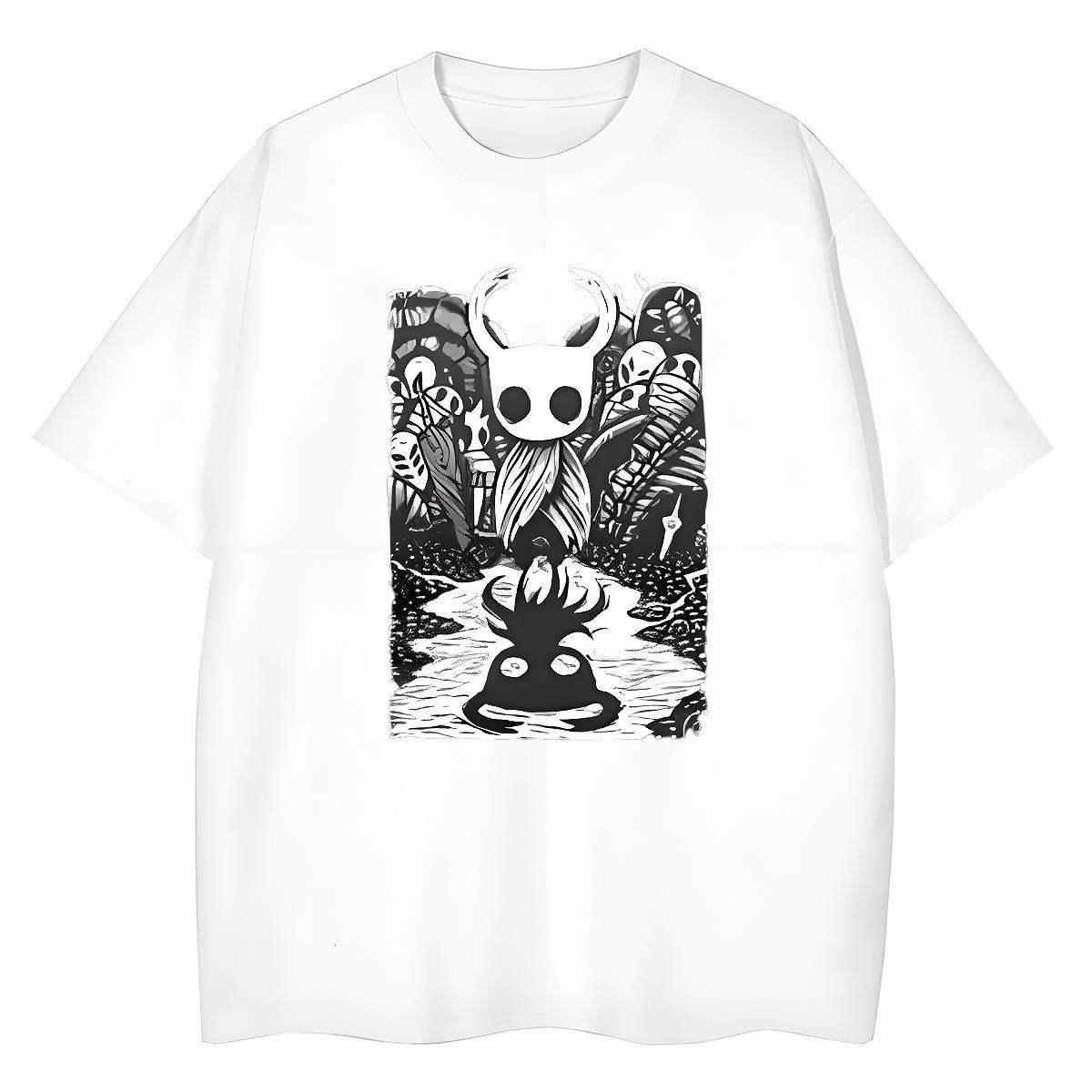 Unisex T-Shirts 230g Pure Cotton monster Casual Daily Wear Custom Print Oversized Breathable Short Sleeve Couples T Shirts 2024 Tees Shirts