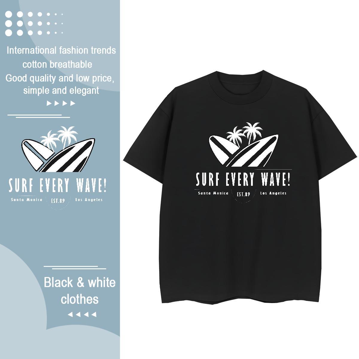 Loose Woman Tshirt 230g 100% Cotton skateboarding Spring Summer T-Shirts for Women Breathable DIY Logo Tshirts