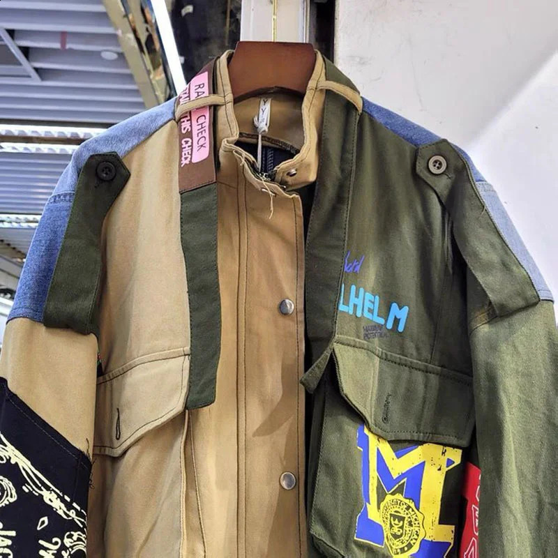 Fashion Streetwear Jacket Women Autumn Lapel Loose Single Breasted Long Sleeve Denim Coat Female