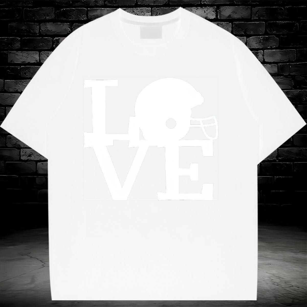 Comfortable Couples T Shirts 230g Pure Cotton letter Casual Women T Shirts Breathable Crew Neck Graphic Tops Tees