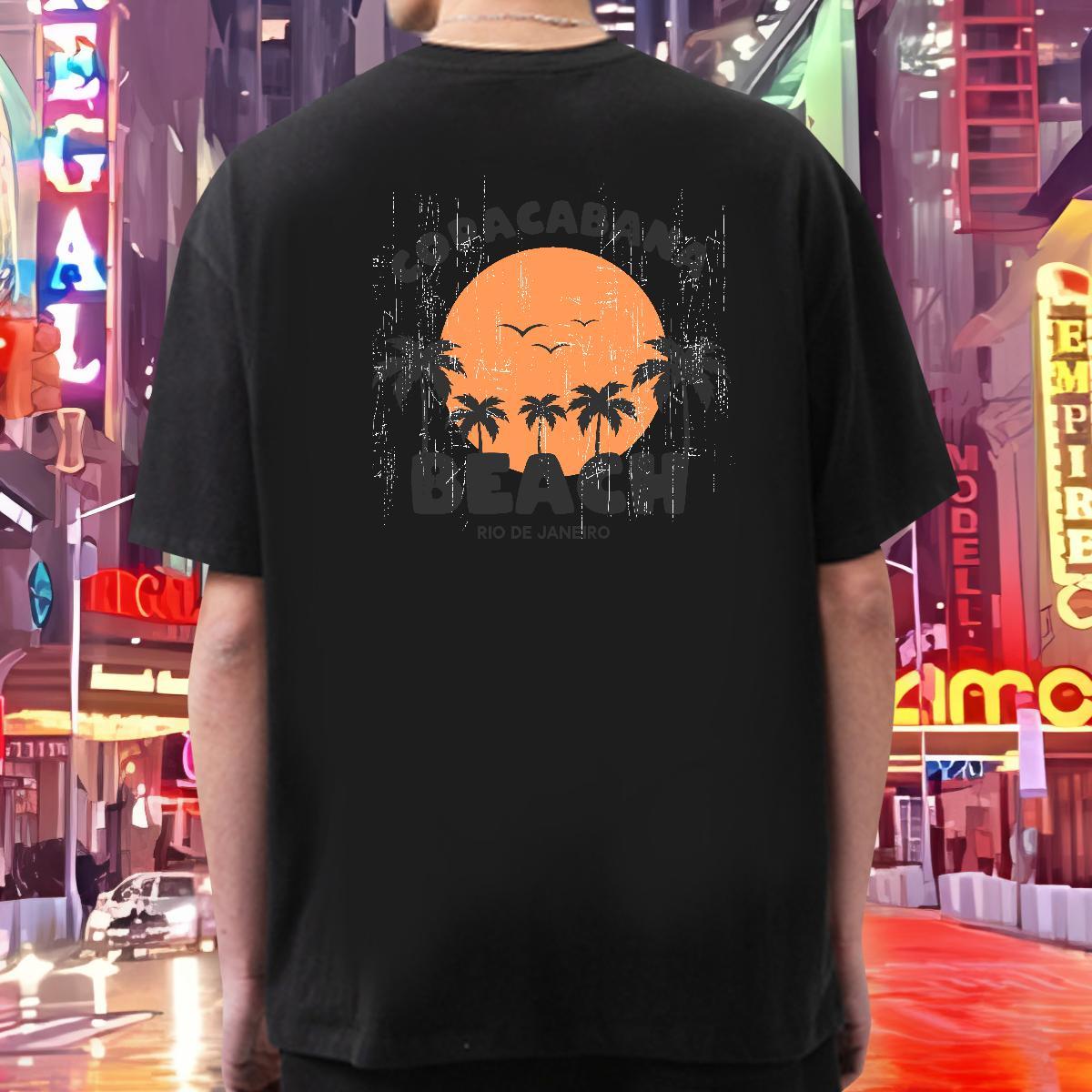 TOP Quality T-Shirts 100% Cotton 230g letter Hip Hop Street Oversized 4XL Breathable Short Sleeve Mens Tshirts Fashion Design Tee Shirt
