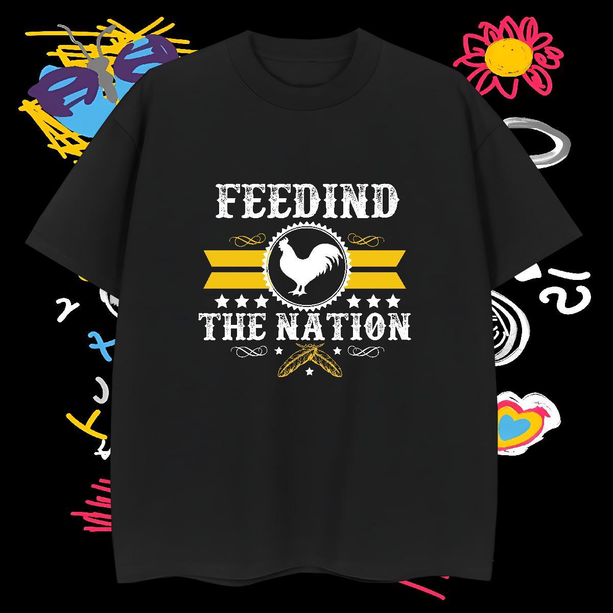Free Shipping T-Shirts for Men 230g 100% Cotton Freedom the nation Street Custom Printing Breathable Short Sleeve Men Tees Designer Wear